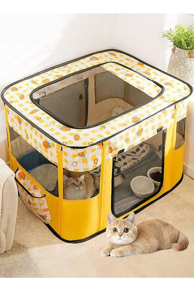 sharpdo Portable Puppy Tent Cat Cage Pet Playpen