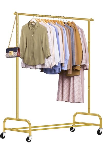 SLEEPING LAMB Heavy Duty Clothes Racks for Hanging Clothing Rack, 43" Wide Ro...