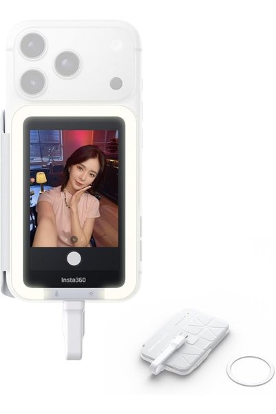 Insta360 Snap Selfie Screen with Light - Compatible with iPhone 15/16/17 Pro,...