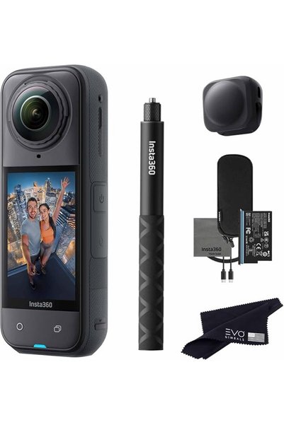 Insta360 X5 Basic Bundle-8K Waterproof 360 Action Camera with 1/1.28" 48MP Se...