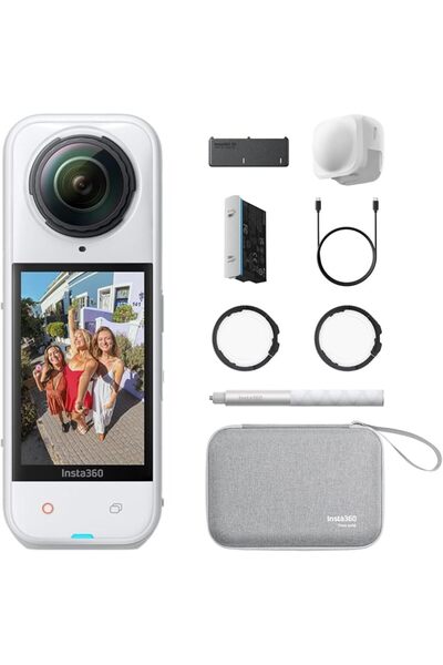 Insta360 X5 Essentials Bundle Satin White