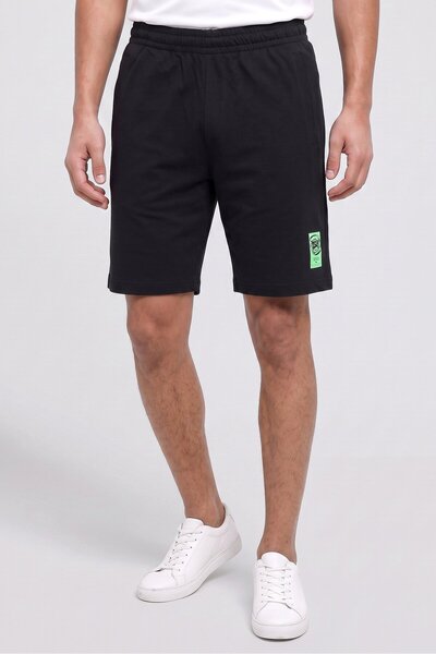 Anta Men Regular Fit Outdoor Shorts, Black