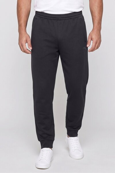Anta Men Regular Fit Training Track Pants, Black