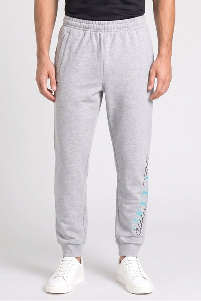 Anta Men Regular Fit Outdoor Sweatpants, Heather Grey