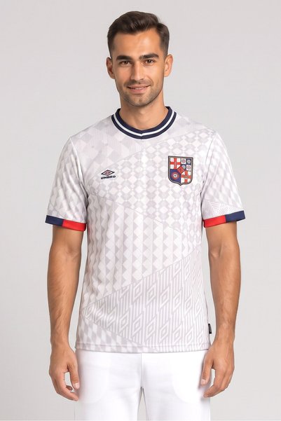 UMBRO Men Sportswear Fit England National Team Soccer Jersey, Multicolor
