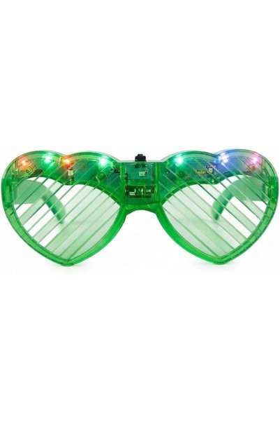 Generic نظارات مضيئة لليوم الوطني السعودي للأطفال - نظارات حفلات LED مضيئة مع...