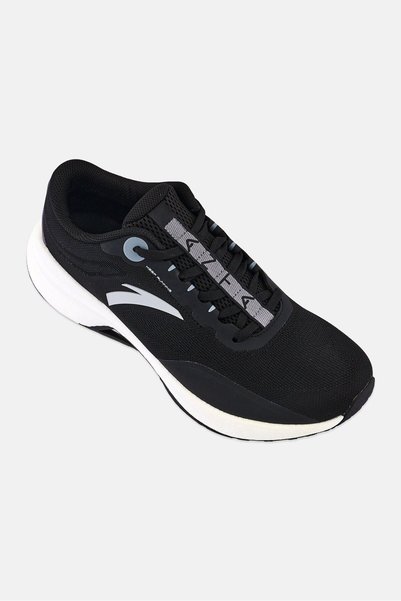 Anta Men Lace Up Running Shoes, Black