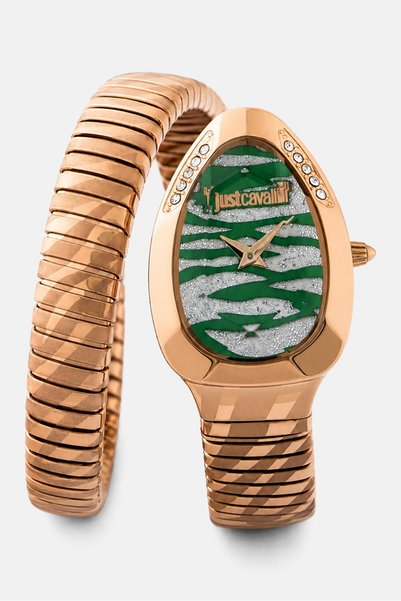 Just Cavalli Women JC1L225M0065 Quartz Stainless Steel Watch 22 mm, Rose Gold
