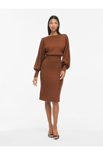 VILA Maxikleid VIRAFFI Langarm