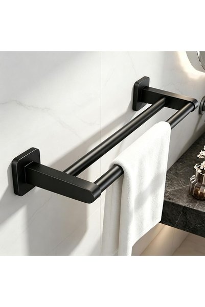 Vegetarian Self Adhesive Towel Rail, 40-50cm Towel Holder Stainless Steel Sin...