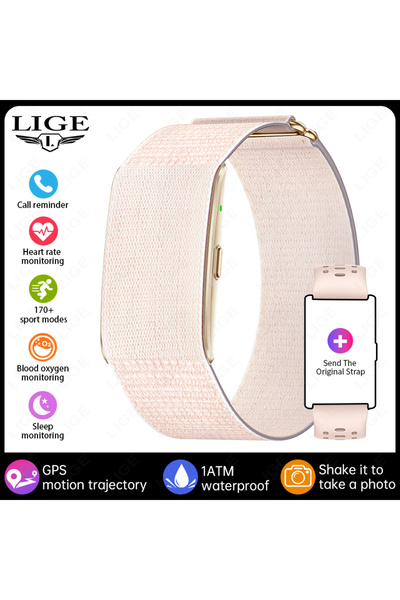 Generic ساعة ذكية LIGE H59MAX للرياضات الخارجية مقاومة للماء مع نظام تحديد ال...