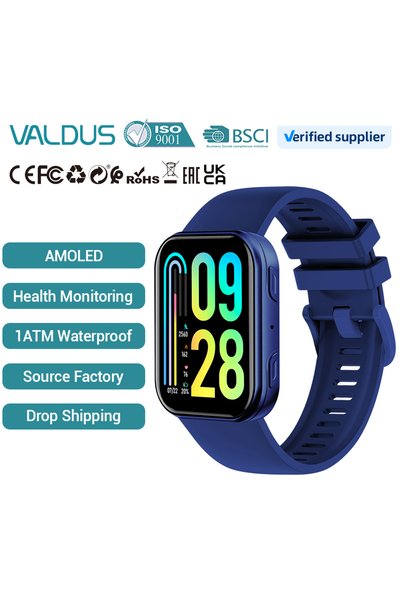 Generic VALDUS ODM/OEM Private Label ECG Health Fitness Tracker Low MOQ Custo...