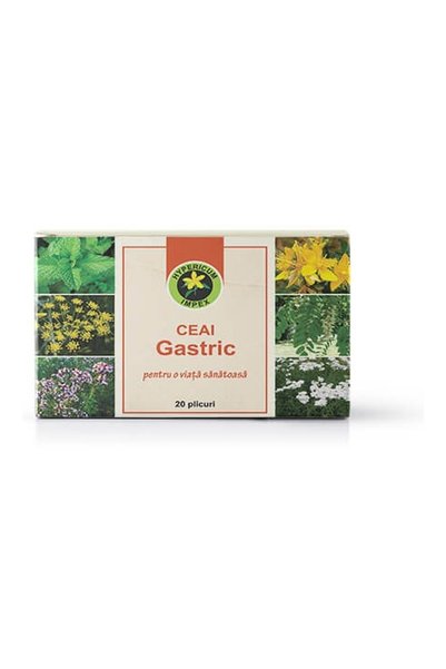 HYPERICUM Ceai Gastric Hypericum, supliment alimentar din 9 plante (galbenele...