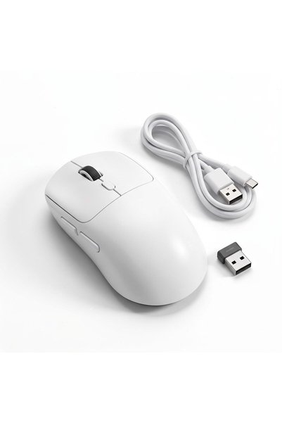 Apera Kablosuz Bluetooth ve USB Alıcılı Gaming Mouse Sessiz Tık Type-C Şarjlı...