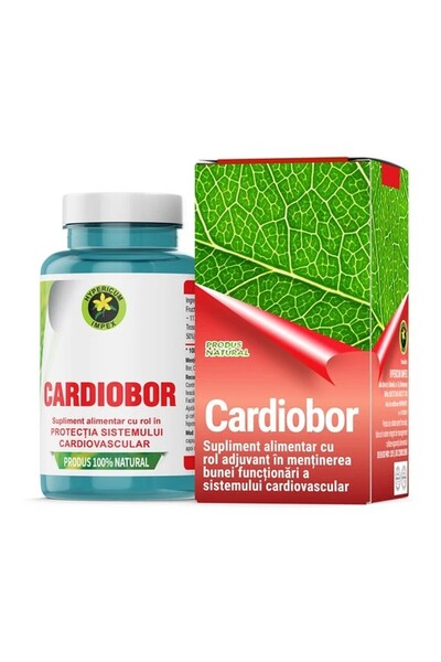 HYPERICUM Cardiobor Hypericum, supliment alimentar cu fructoborat de calciu s...