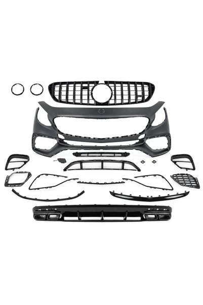 tuningset Kit caroserie compatibil cu Mercedes S-Class Coupe C217 2015-2021 D...