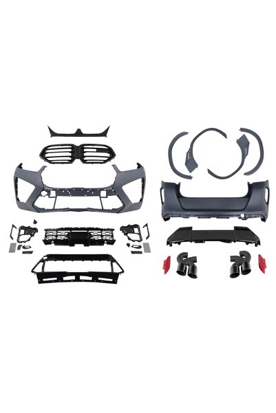 tuningset Kit complet de caroserie compatibil cu BMW X6 G06 2019-03.2023 și L...