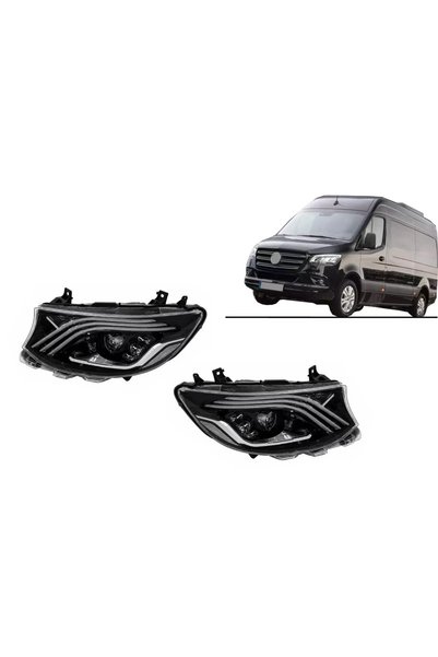 tuningset Faruri LED compatibile cu Mercedes Sprinter III W907 W910 2019-2027