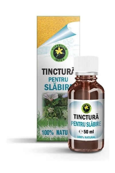 HYPERICUM Βάμμα για αδυνάτισμα Hypericum, συμπλήρωμα διατροφής με 12 φυτά, 50 ml