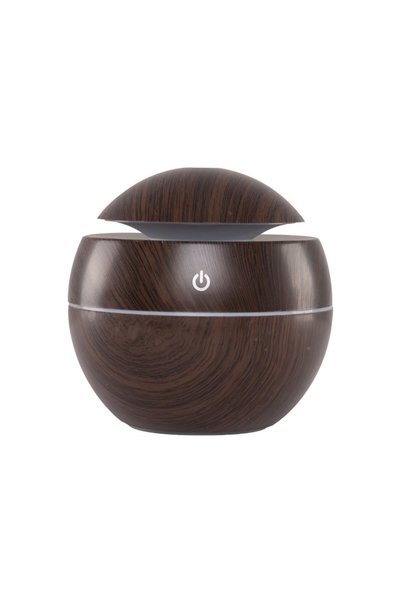 LCA Difuzor Electronic pentru Aromaterapie Rotund Maro-Mahon, Capacitate 130 ml