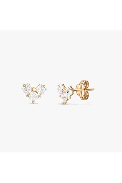 Indira Jewelry Cercei din aur Love Sparkle