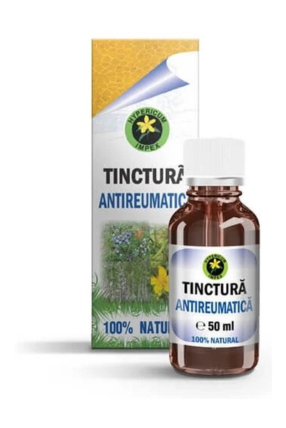 HYPERICUM Tinctura Antireumatica Hypericum, supliment alimentar din 9 plante,...