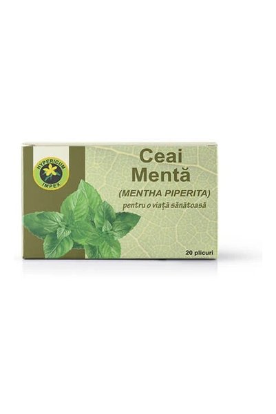 HYPERICUM Ceai Menta Hypericum, supliment alimentar din frunze de menta (Ment...