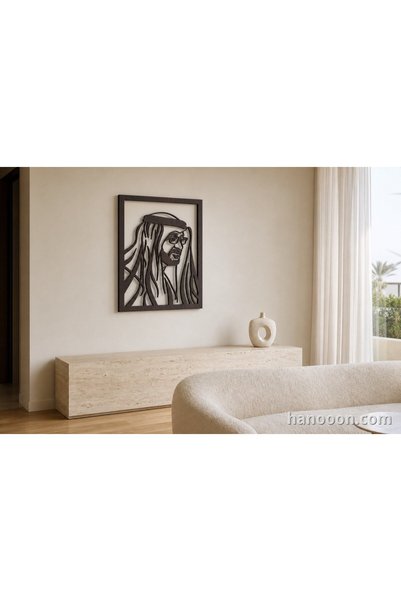 Generic Brand Sheikh Mohammed bin Zayed - Wood & Acrylic, Profile