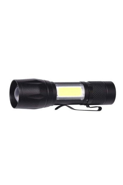 HARDEN Lanterna Reincarcabila 3 W, Carcasa Aluminiu, Incarcare Micro USB, Pro...