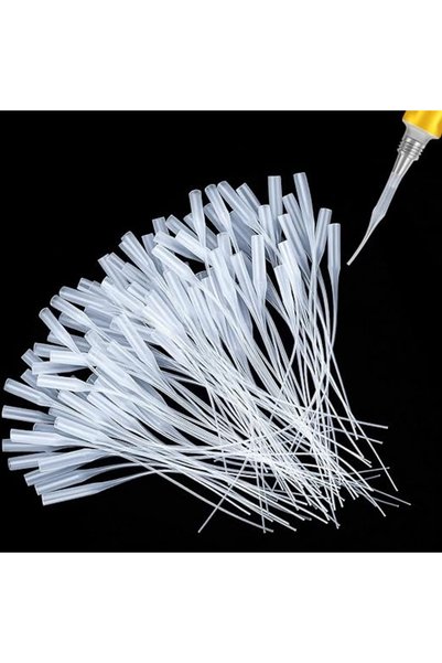 EvoBond 200 Adet Yapıştıcı Mikro Uçları Plastik Yapıştırıcı Şişe Uçları (Şırınga,502 Japon Yapıştırıcı)