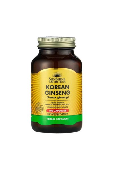 Sunshine Nutrition Korean Ginseng Capsules 100S