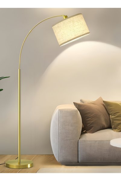 Sheinhome مصباح أرضي قابل للتعتيم، مصباح قائم قابل للتعديل لغرفة المعيشة وغرف...