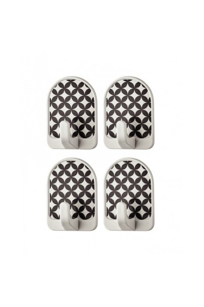 Qlüx Set 8 x 4 Agatatoare Autoadezive Qlux, din Plastic