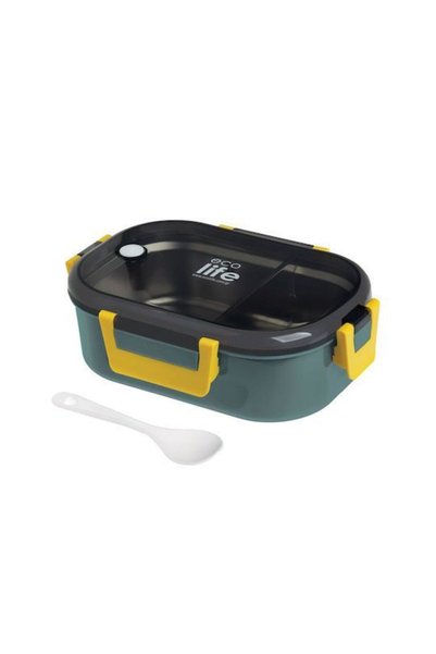 Ecolife Δοχείο Φαγητού Ανοξείδωτο Πράσινο 900ml_5208009002307