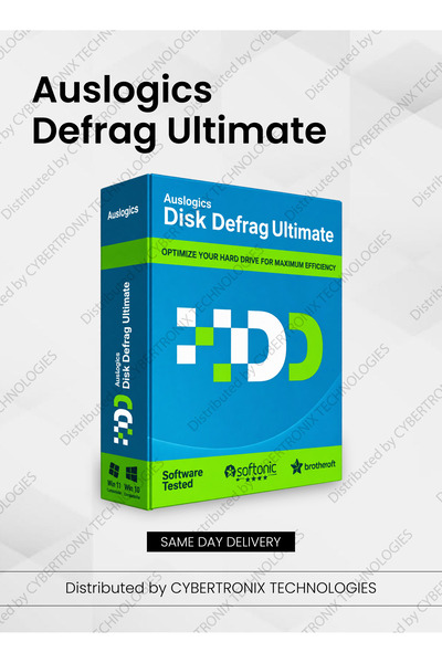Auslogics Defrag Ultimate | Digital License | Same Day Delivery