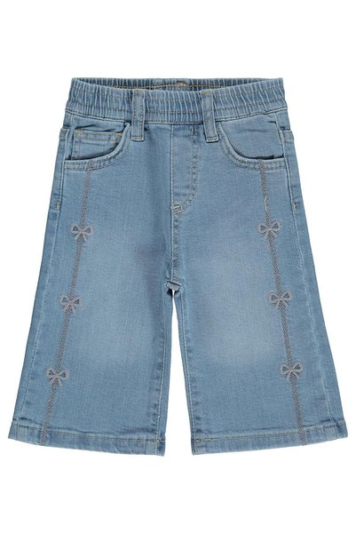 Civil Baby Embroidered Wide Leg Pants for 6-18 Months - Blue