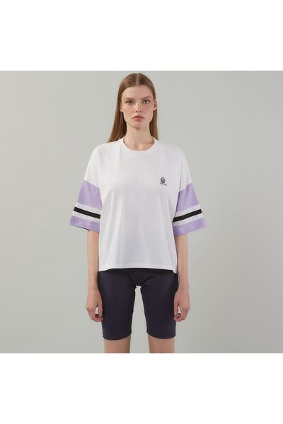 Admiral Γυναικείο Cropped Κοντομάνικο T-shirt Mark