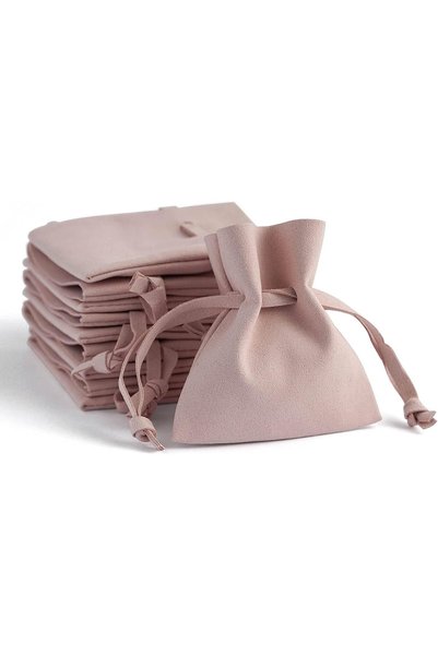 Generic 20Pcs Microfiber Drawstring Jewelry Pouch - Luxury Small Gift Packagi...