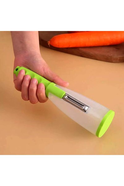 Generic Functional Peeler with Container, Vegetable and Fruit Peeler, Home an...
