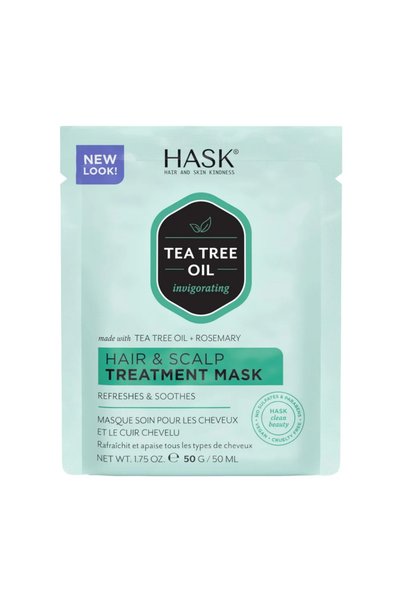 HASK Tea Tree Oil & Rosemary Scalp & Hair Treatment Mask 50g