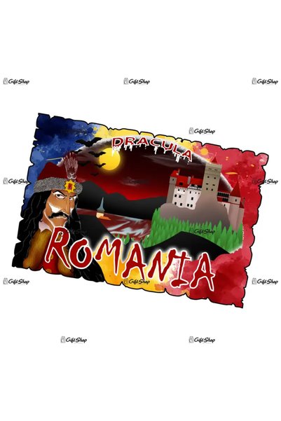 gift shop Magnet suvenir personalizat cu mesaj, Romania castelul bran, model ...