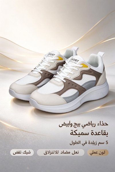 AllMart Arabia أحذية رياضية للرجال لزيادة الطول، أحذية مشي رياضية بنعل مريح و...