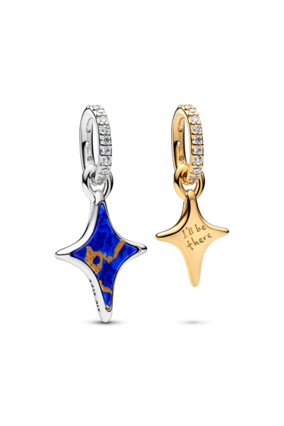 Pandora Ayrılabilir Yıldızlar Çift Sallantılı Charm