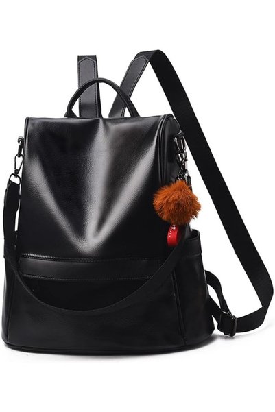 Generic Women Backpack Purse PU Leather Anti-theft Casual Shoulder Bag Fashio...
