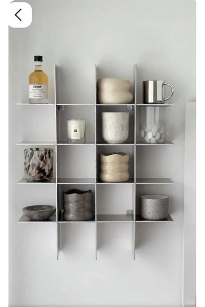 Orianna Design Metal Duvar Rafı Dekoratif Amaçlı Organizer Raf Modern Tasarım