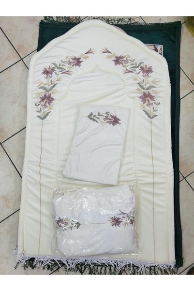MAYAR The Image Features a Comfortable White Women's Prayer Set That Includes...