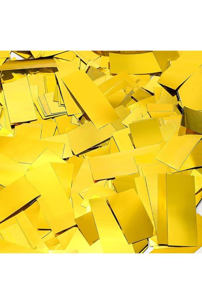 Generic Gold Foil and Silver Metallic Confetti - 200 Grams Large Glitter Tabl...