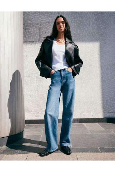 Marks & Spencer Yüksek Straight Jean Pantolon