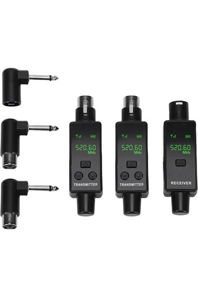 Generic نظام إرسال واستقبال لاسلكي XLR، محول ميكروفون لاسلكي XLR بدقة 24 بت و...