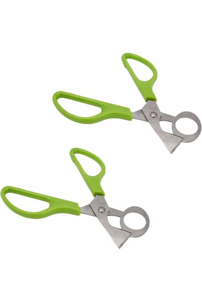 Generic Stainless Steel Quail Egg Scissors,Easy and Efficient Egg Cutting Too...